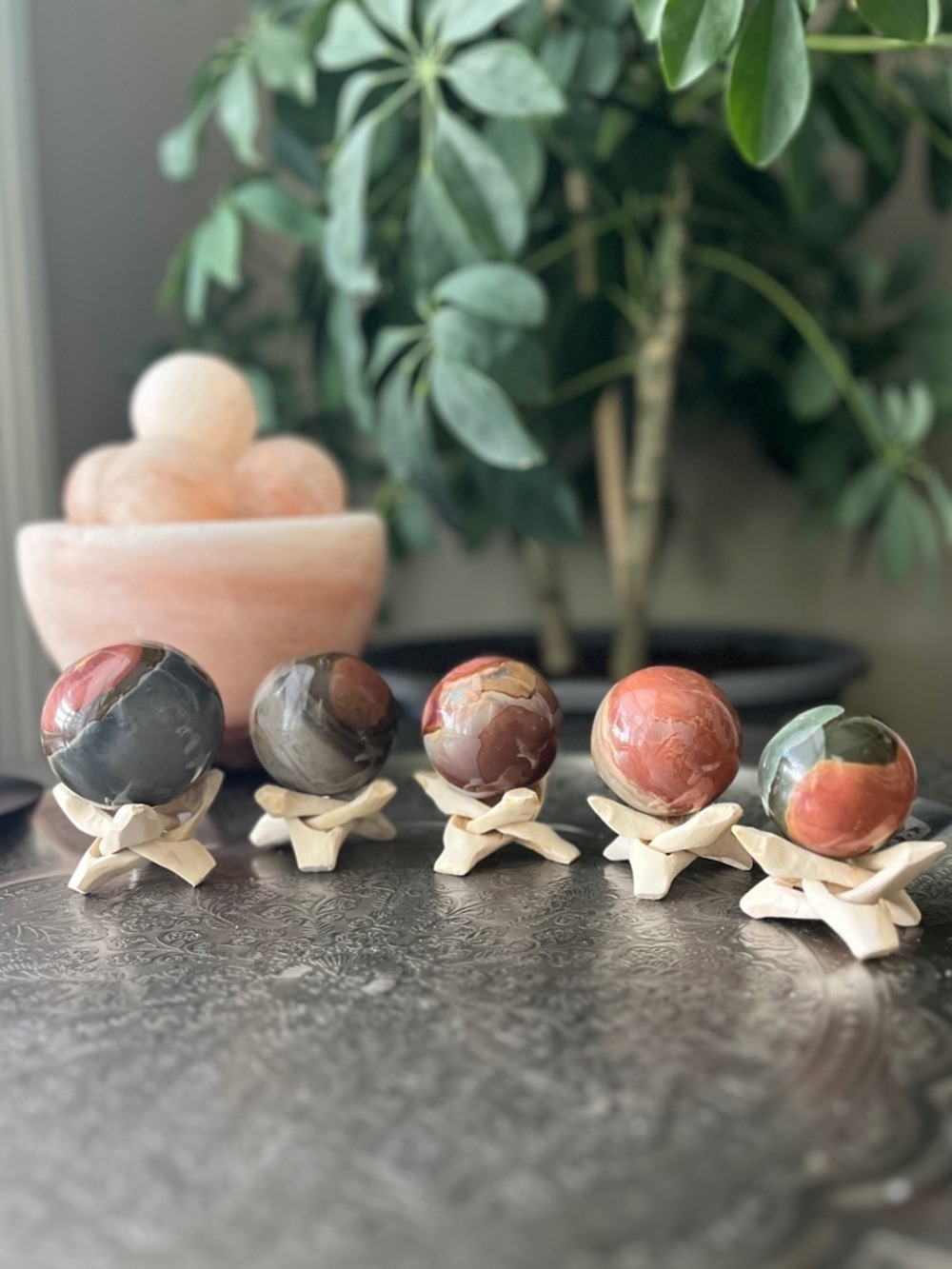 Polychrome Jasper sphere